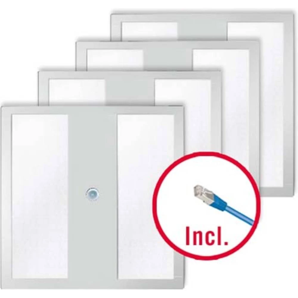 LED stropna svjetiljka LED LED fiksno ugrađena ESYLUX PNLNOV11 #EQ10110368 EQ10110368 Bijela slika