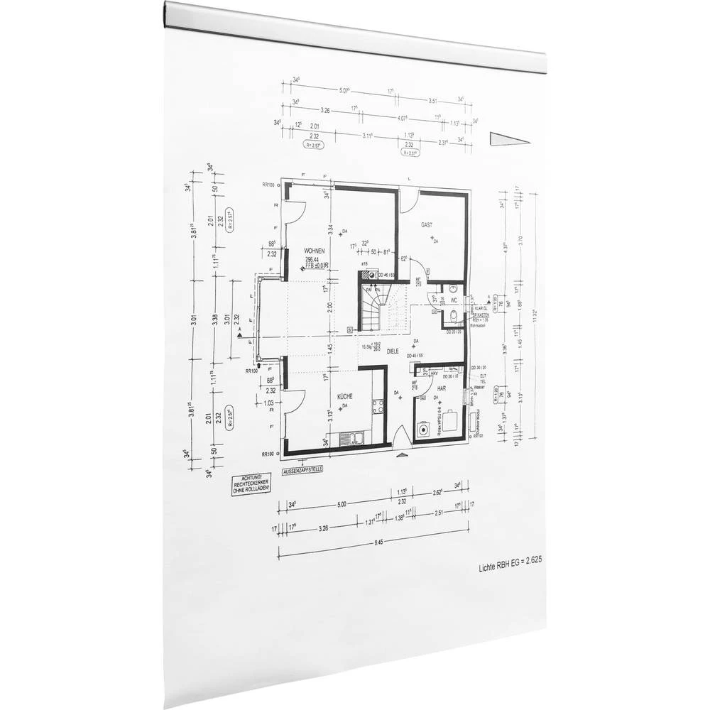Durable Magnetna traka DURAFIX RAIL (Š x V) 297 mm x 17 mm samoljepljivo Srebrna 1 Pakiranje 470723 slika