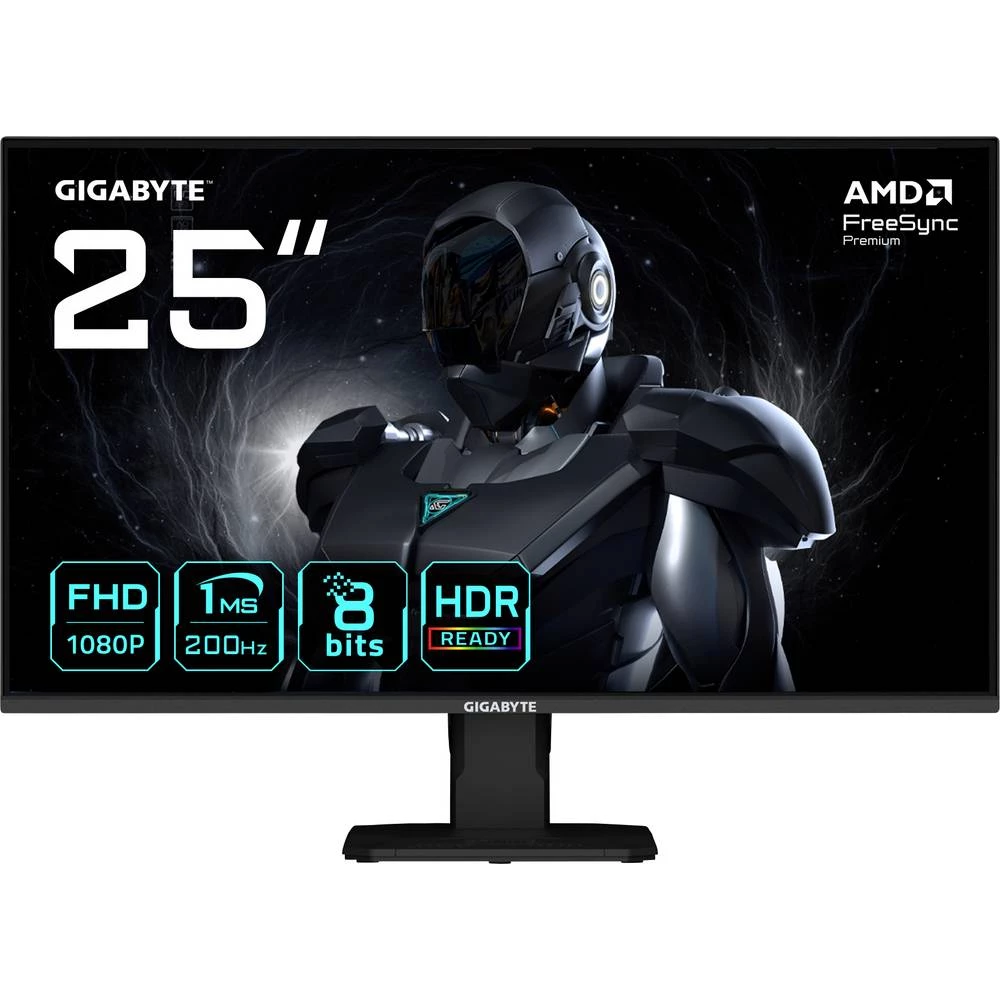 Gigabyte GS25F2 ekran za igranje Energetska učinkovitost 2021 E (A - G) 62.2 cm (24.5 palac) 1920 x 1080 piksel 16:9 1 m slika
