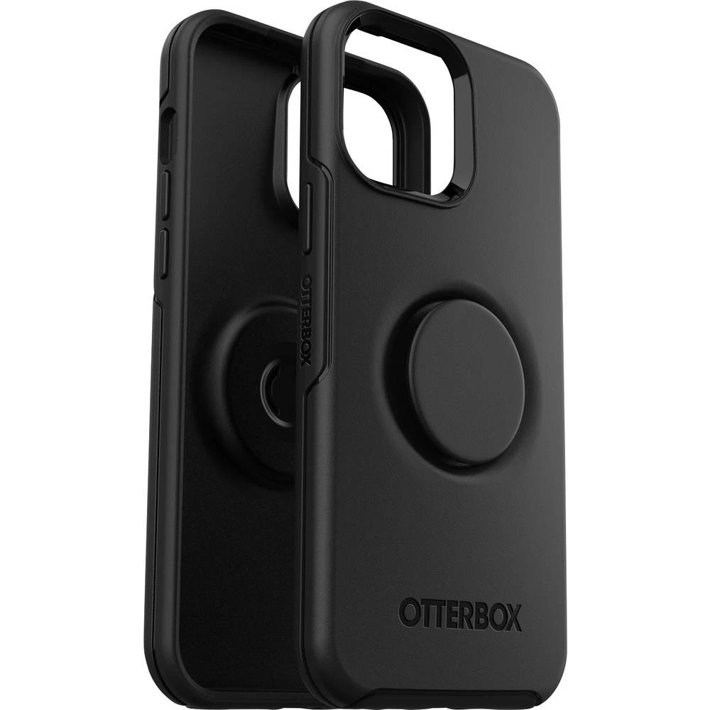 Otterbox  Otter+Pop Symmetry  stražnji poklopac za mobilni telefon  Apple  iPhone 13 Pro Max, iPhone 12 Pro Max  crna slika