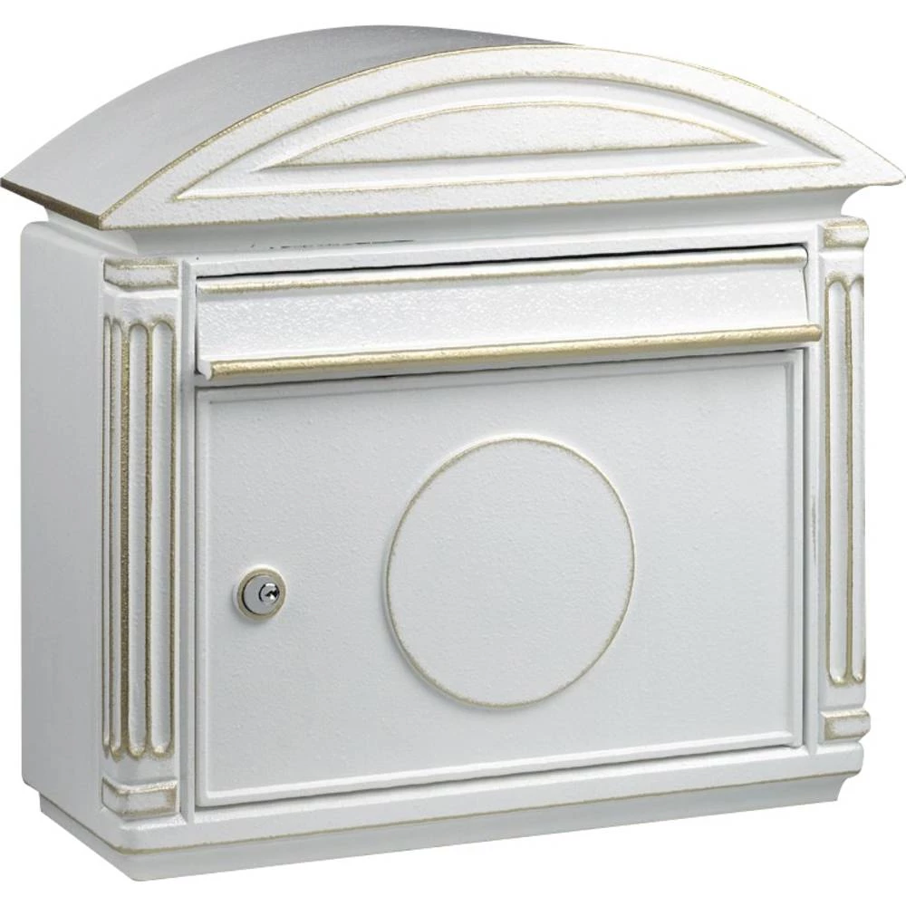 Burg Wächter VENEZIA 1899 W poštanski sandučić lijevani aluminij bijela zaključavanje s ključem slika
