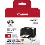 Canon Patrona tinte PGI-1500 XL BKCMY Original Kombinirano pakiranje Crn, Cijan, Purpurno crven, Žut 9182B004