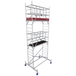 Krause 940131 FahrGerüst aluminij na roli mobilna Radna visina (maks.): 6.30 m srebrna 123 kg