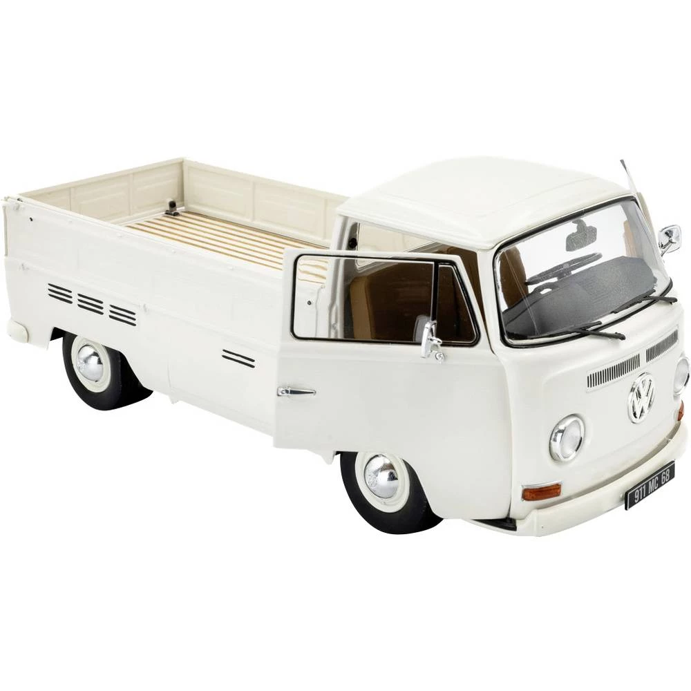 Solido model automobila Volkswagen (VW) T2 PICK-UP PORSCHE Racing bijela gotovi model model automobila slika