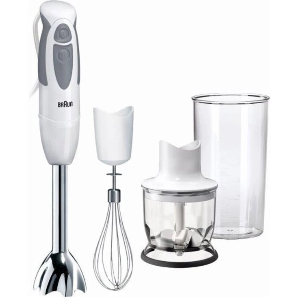 Štapni mikser Braun MQ325 550 W S posudom za miješanje, S višenamjenskim uređajem za mljevenje Bijela slika