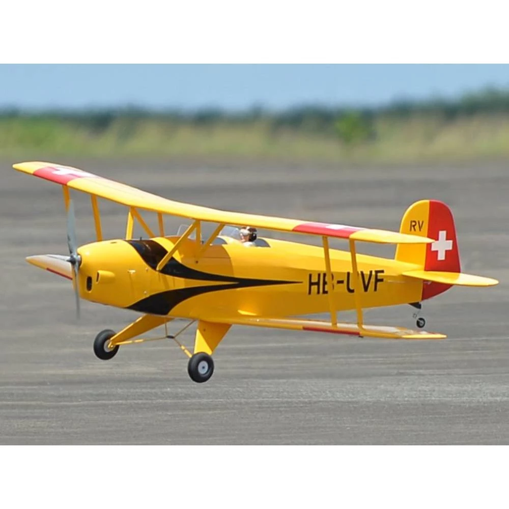 Black Horse Bücker Jungmann RC model motornog zrakoplova ARF 1850 mm slika