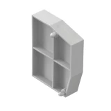 Usmjeravajuća stezaljka DP WGK 95 1937020000 sive boje Weidmüller 10 kom.