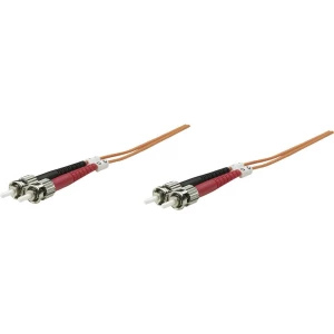 Staklena vlakna Svjetlovodi Priključni kabel [1x Muški konektor ST - 1x Muški konektor ST] 50/125 µ Multimode OM2 5 m Inte slika