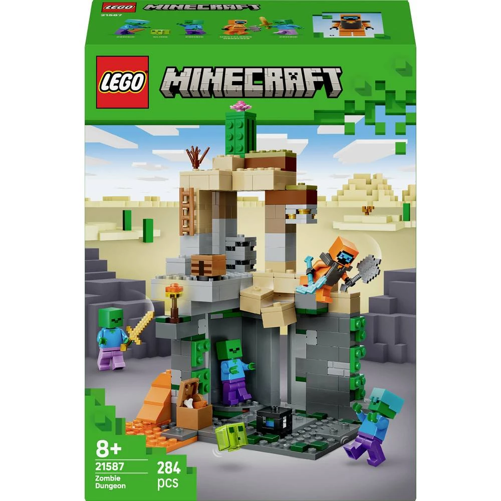 21587 LEGO® MINECRAFT Zombie Dungeon (21587); Igračka za gradnju temeljena na videoigri slika