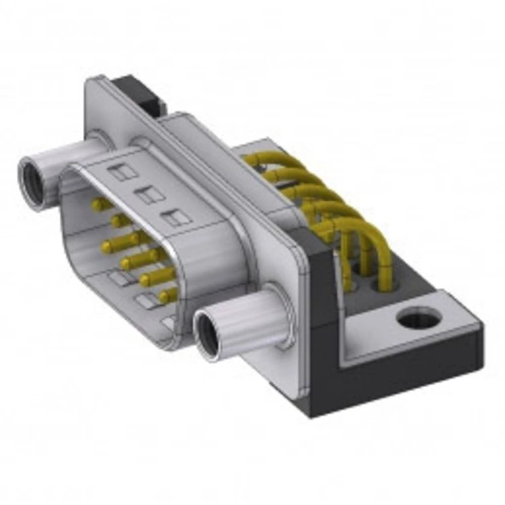 D-SUB utikač 90 ° Broj polova: 9 Lem, Pinovi DELTRON SWISS 1 ST slika