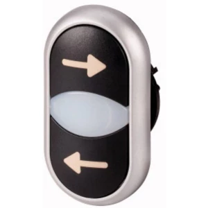 Dvostruko tipkalo Prednji prsten od plastike Eaton M22-DDL-S-X226/X26 1 ST slika