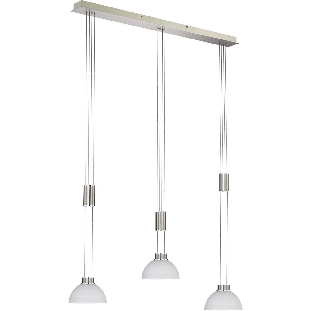 LED viseća svjetiljka 15 W Toplo-bijela WOFI Class 7450.03.64.0000 Nikal (mat) slika