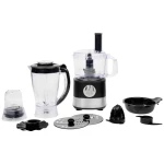 Princess Food Processor kuhinjski aparat 1000 W crna, srebrna