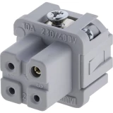Amphenol C146 10B003 002 4-1 ženski umetak heavy|mate® c146 Ukupan broj polova 3 + PE 1 St.