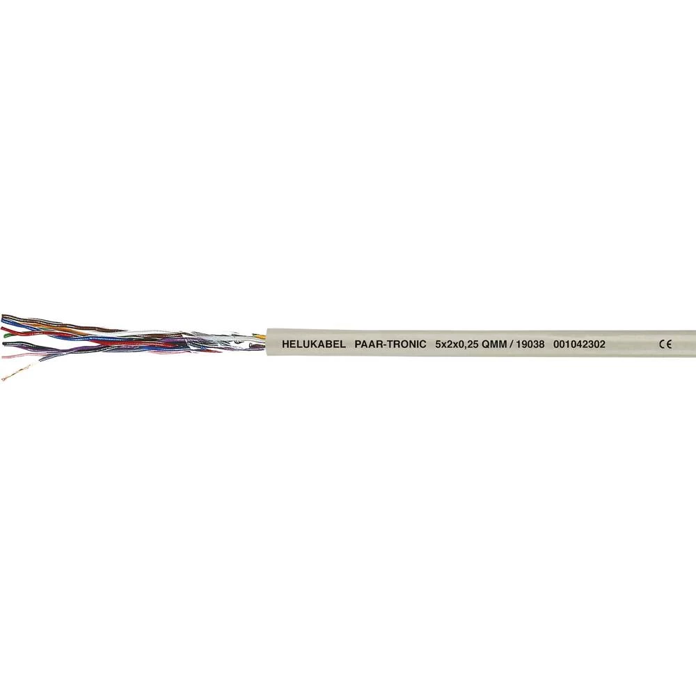 Helukabel 19002-1000 vod za prijenos podataka LiYY 2 x 2 x 0.14 mm² siva 1000 m slika
