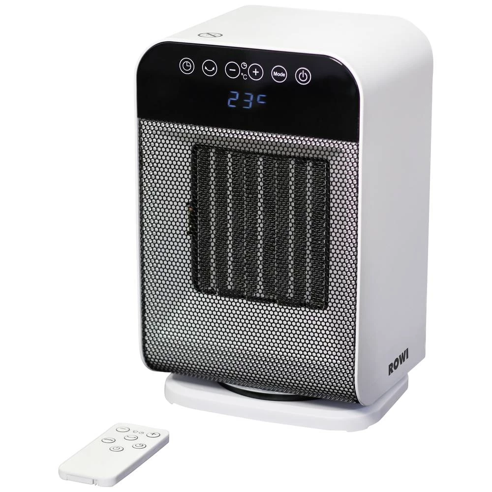 ROWI 1 03 03 0353 keramički ventilatorski grijač HKH 2000/2/1 ODT Premium 60 m³ bijela, crna slika