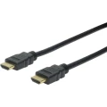 Digitus HDMI Priključni kabel [1x Muški konektor HDMI - 1x Muški konektor HDMI] 3 m Crna slika