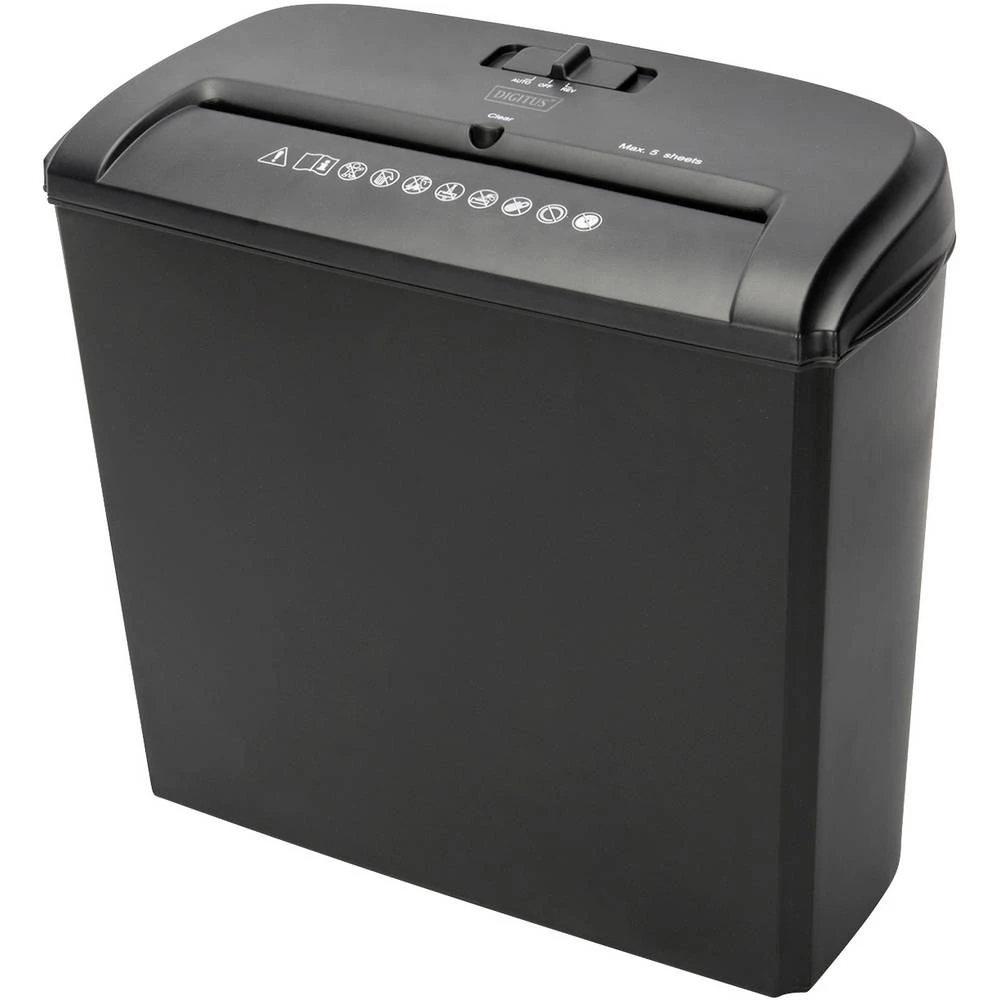 Digitus DA-81606 uništavač dokumenata rezanje na komade 4 x 40 mm 10 l Broj stranica (maks.): 5 Razina sigurnosti (uništ slika