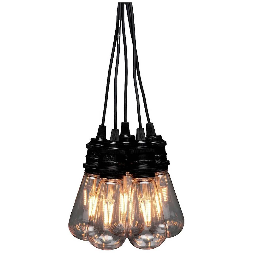 Konstsmide 2351-800 LED svjetlosni lanac vani Broj žarulja 10 LED jantar Osvjetljena duljina: 9.15 m prigušna, prošir slika