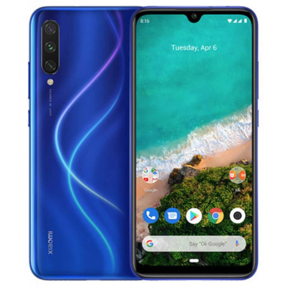 Xiaomi Mi A3 128 GB 6.088 "(15.5 cm)Dual-SIM Android&trade; 9.0 48 MPix, 8 MPix, 2 MPix Plava boja slika