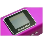 Music Man MA Display pink mini zvučnik AUX, FM radio, SD, prijenosni, USB ružičasta (metalik)