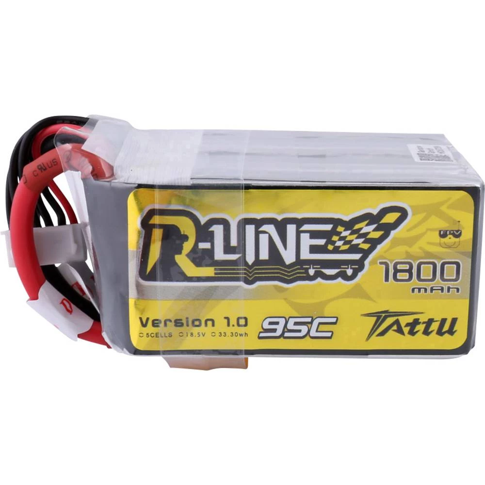 LiPo akumulatorski paket za modele 14.8 V 850 mAh Broj ćelija: 4 95 C Tattu Softcase XT60 slika