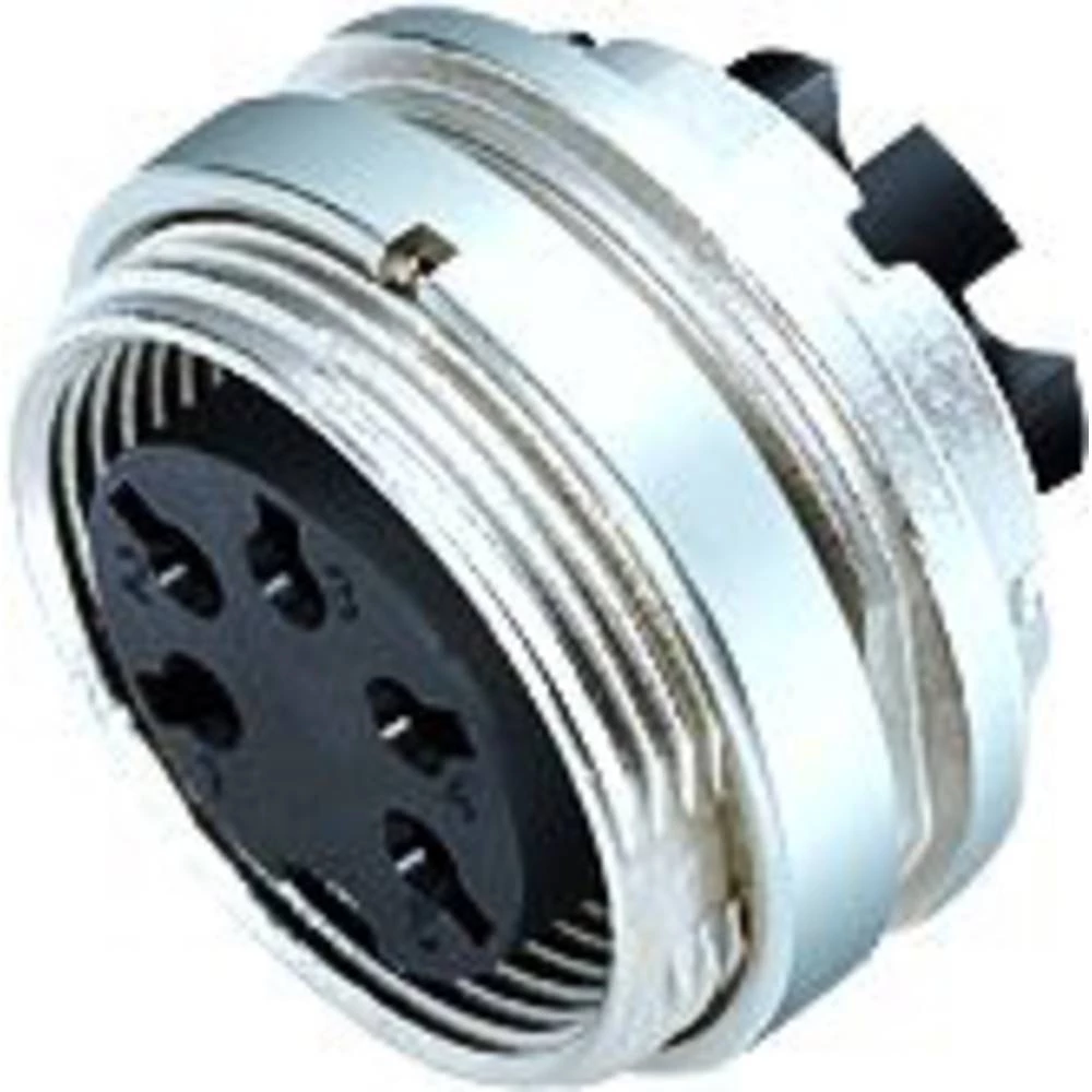 binder 09 0324 780 06-20 utičnica s prirubnicom žženski konektor, ravni, ženski konektor za prirubnicu Ukupan broj polov slika