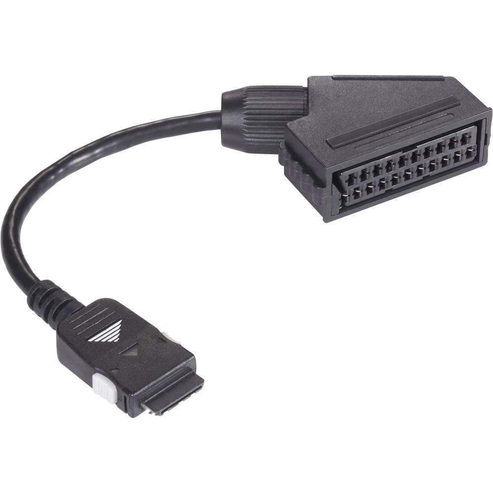SpeaKa Professional SCART / samsung adapter [1x ženski konektor SCART - 1x muški konektor samsung] crna 10.00 cm slika