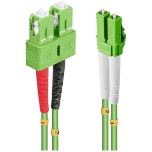 LINDY 46323 Glasfaser svjetlovodi priključni kabel [1x muški konektor lc - 1x muški konektor sc] 50/125 µ Multimode OM5 5 m slika
