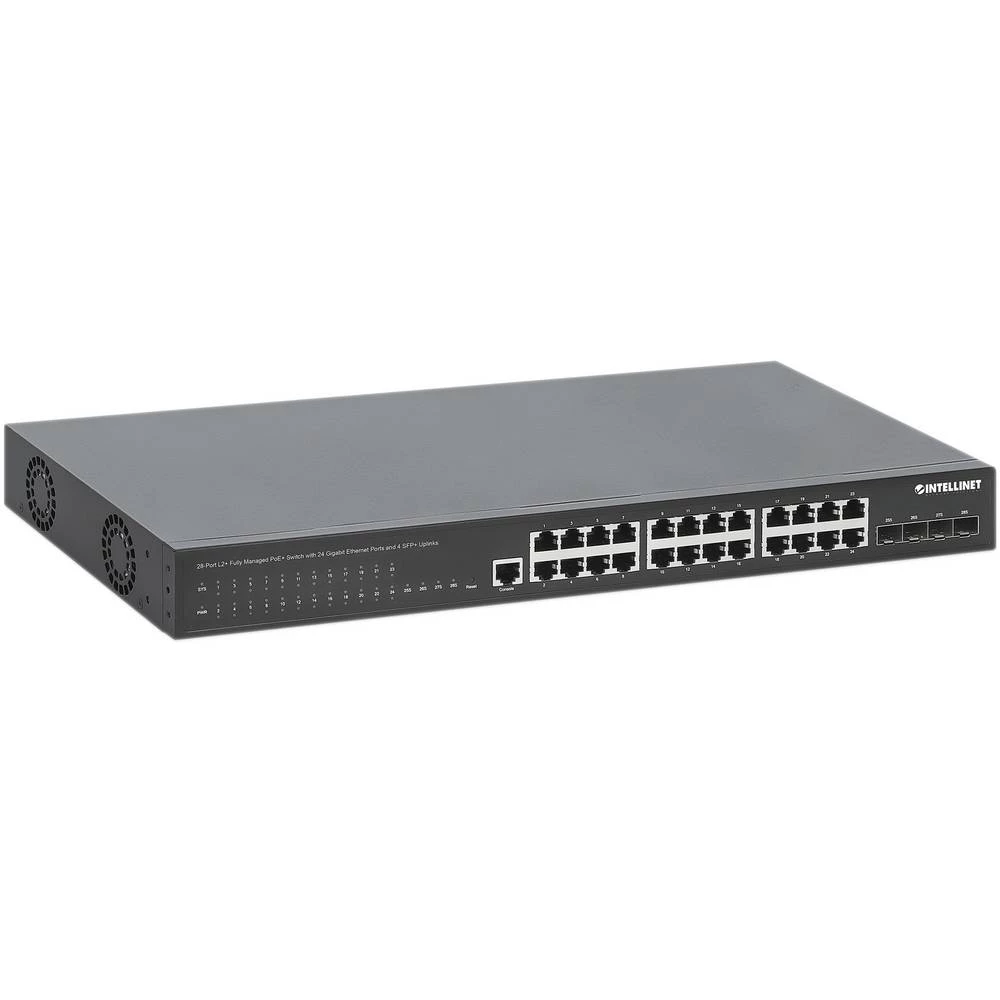Intellinet 561846 19" mrežni prekidač 10 / 100 / 1000 MBit/s IEEE802.3at (30 W), IEEE802.3af (15.4 W) slika