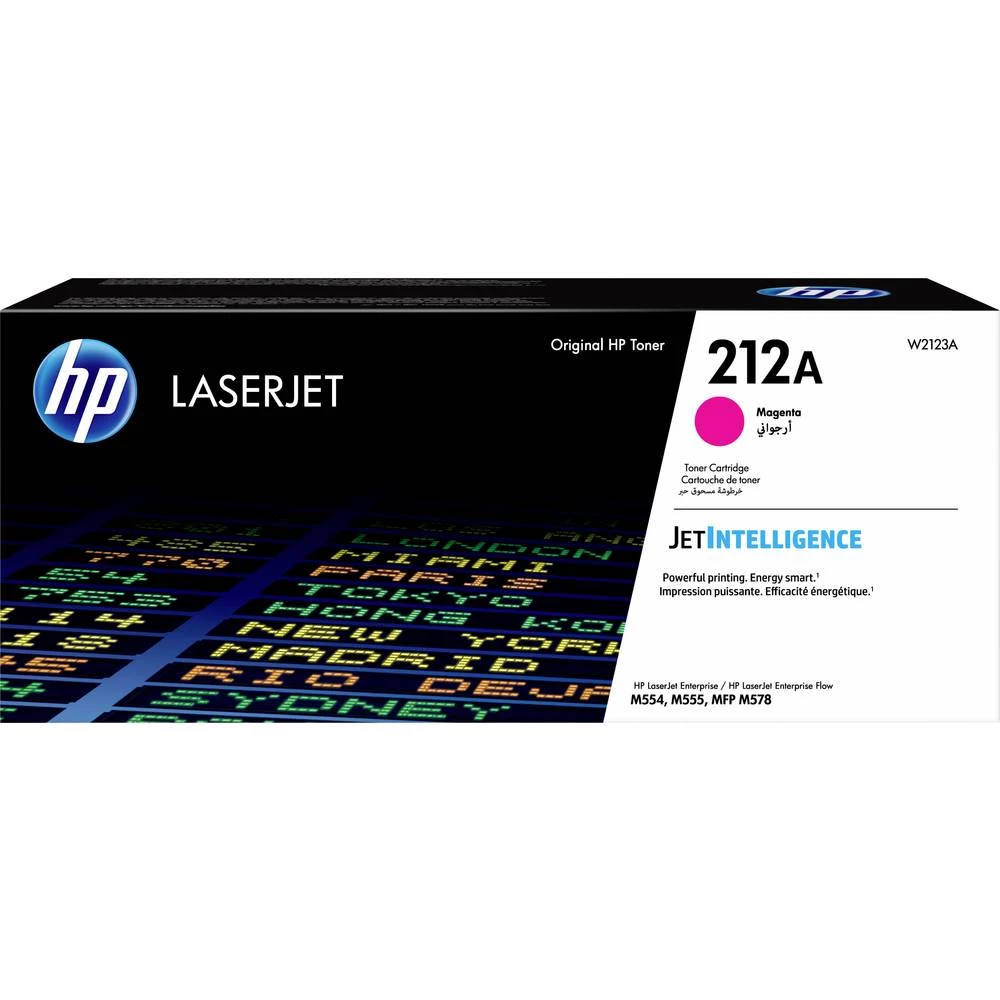 HP 212A W2123A toner pojedinačno purpurno crven 4500 Stranica original toner slika
