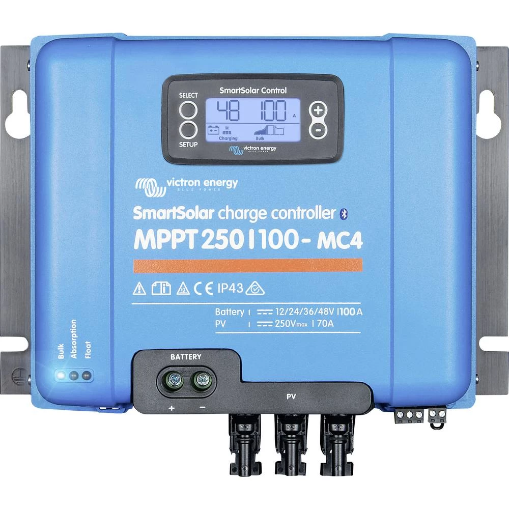 Solarni regulator punjenja Victron Energy SmartSolar MPPT 250/100-MC4 MPPT 12 V, 24 V, 48 V 100 A slika