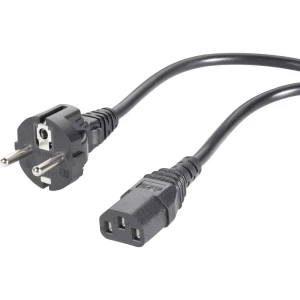 Struja Priključni kabel [1x Sigurnosni utikač - 1x Ženski konektor IEC C13, 10 A] 1.8 m Crna Belkin slika