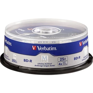 M-DISC Blu-ray prazan 25 GB Verbatim 98909 25 ST Vreteno