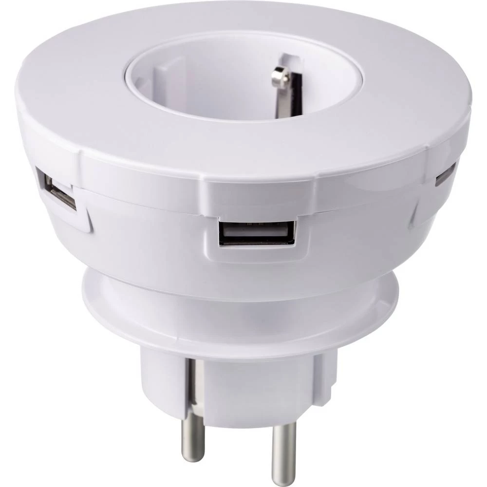 Agentc Innovations 106914 Međuutikač S USB Bijela slika