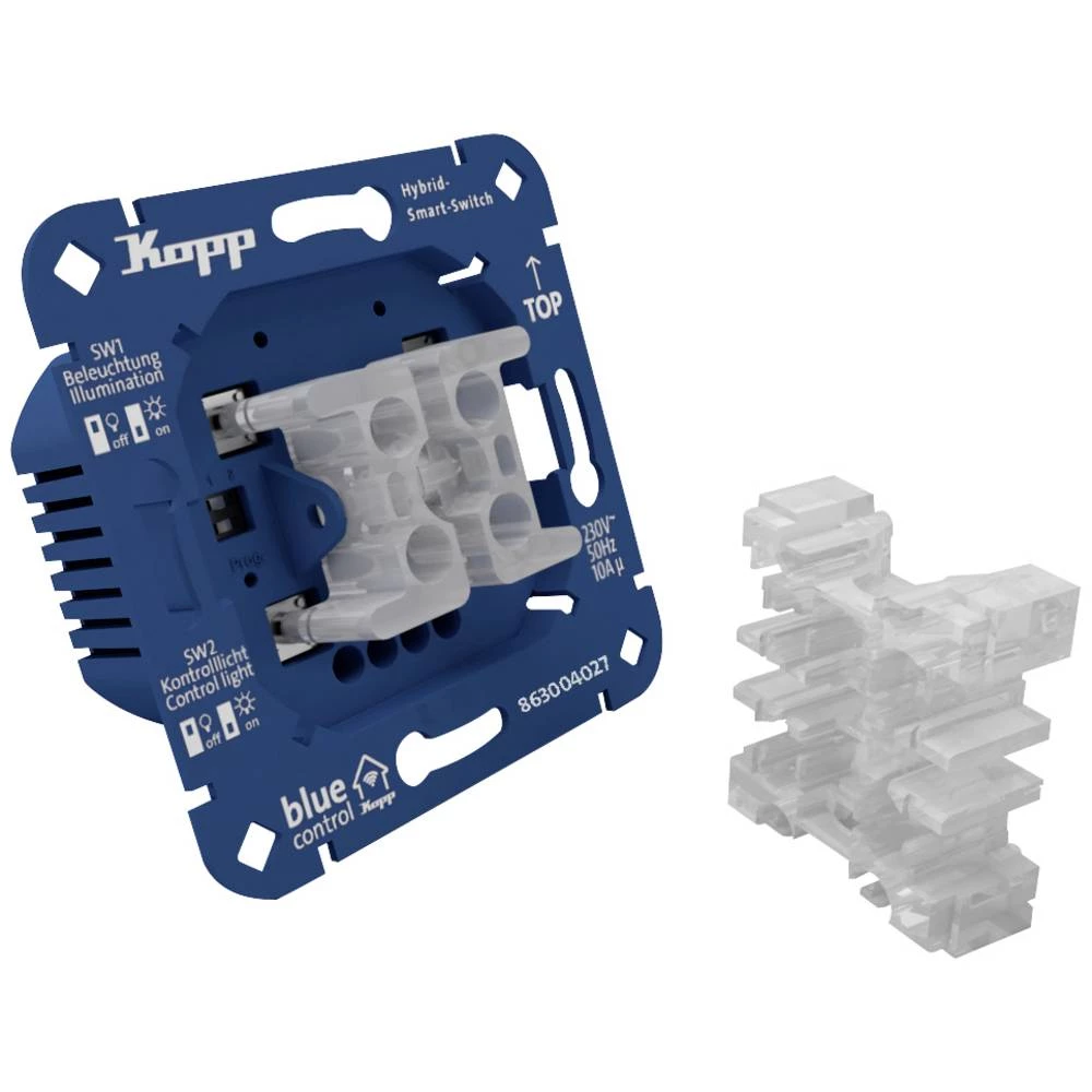 BC.HybSwi.4Dr/2Ch-Schalt Blue-Control 2-kanalni bežični prekidač plava boja slika