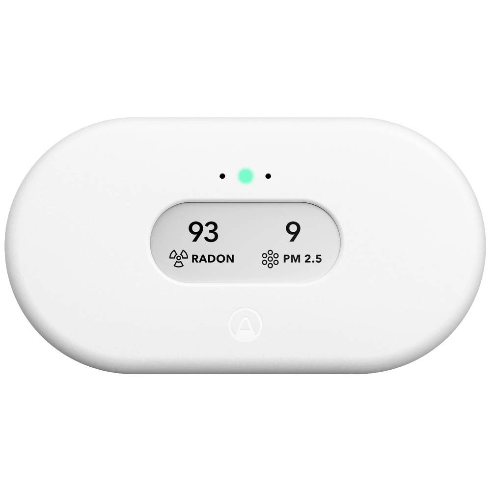 Airthings 960 CO2 semafor/senzor kvalitete zraka baterijski pogon Detekcija radon, ugljikov dioksid slika
