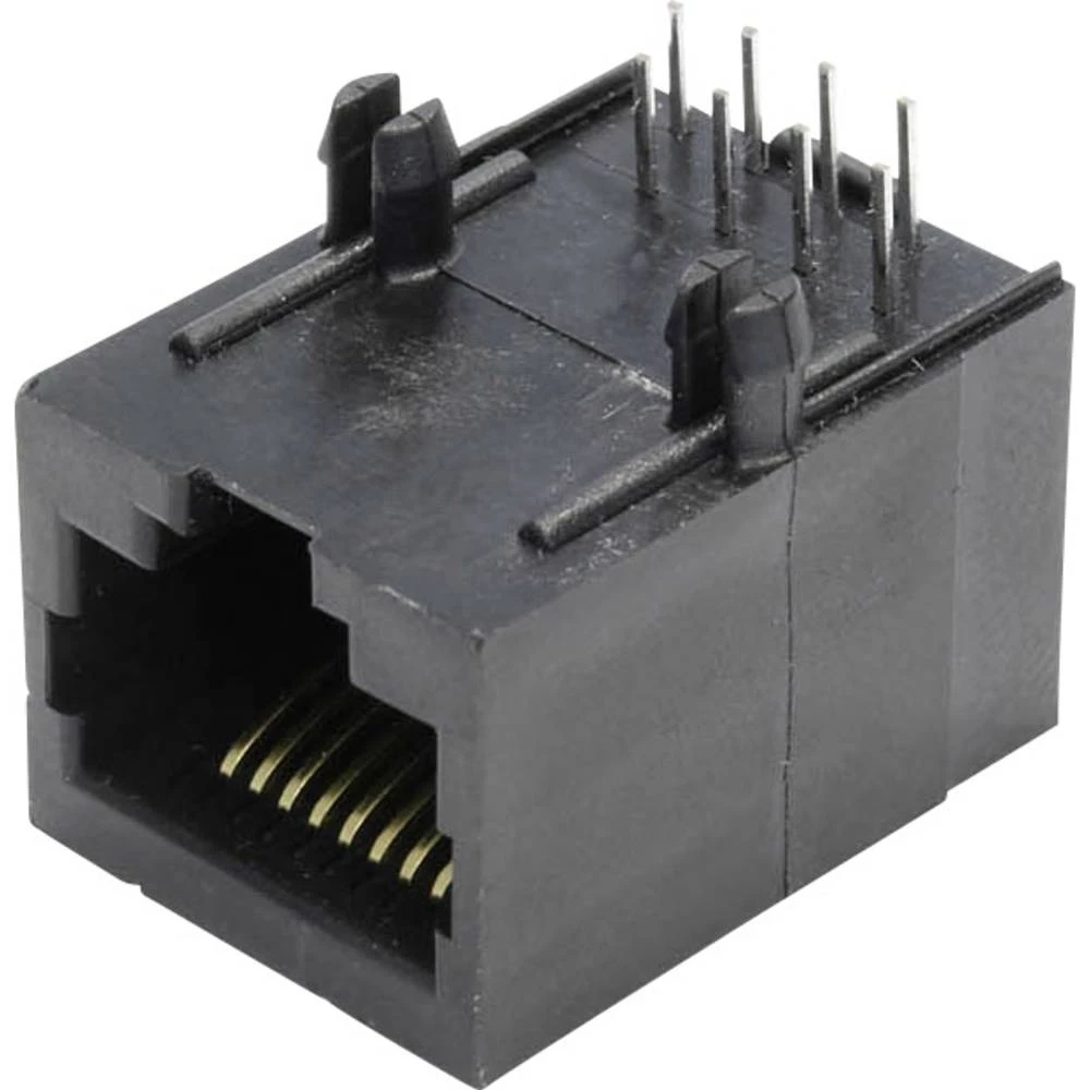 Ženski konektor, horizontalna ugradnja Crna econ connect MSEU88A 100 ST slika