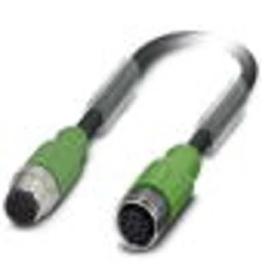 Priključni kabel za senzor/aktivator 0.60 m Broj polova: 8 Phoenix Contact 1522972 SAC-8P-M12MS/ 0,6-PUR/M12FS SH 1 ST slika