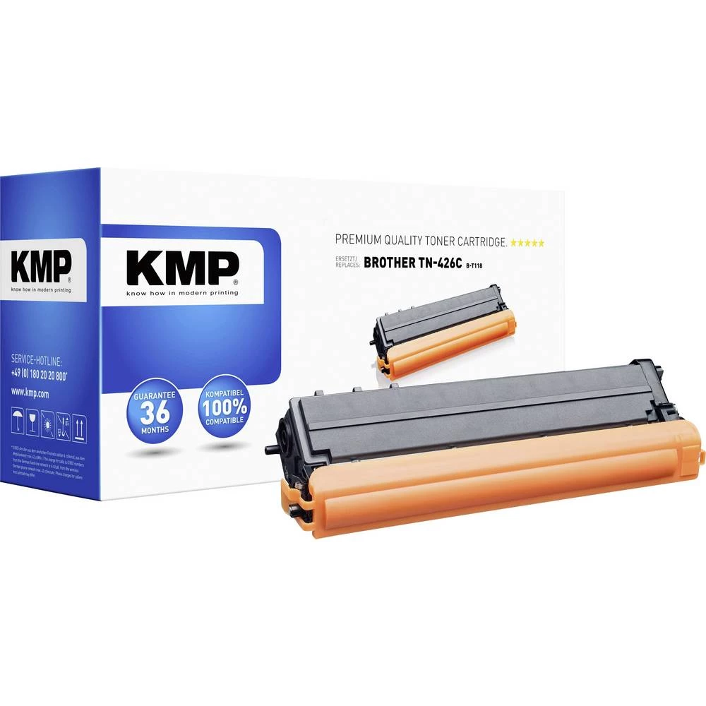 KMP toner zamijena Brother TN-426, TN-426C, TN426C kompatibilan cijan 6500 Stranica slika