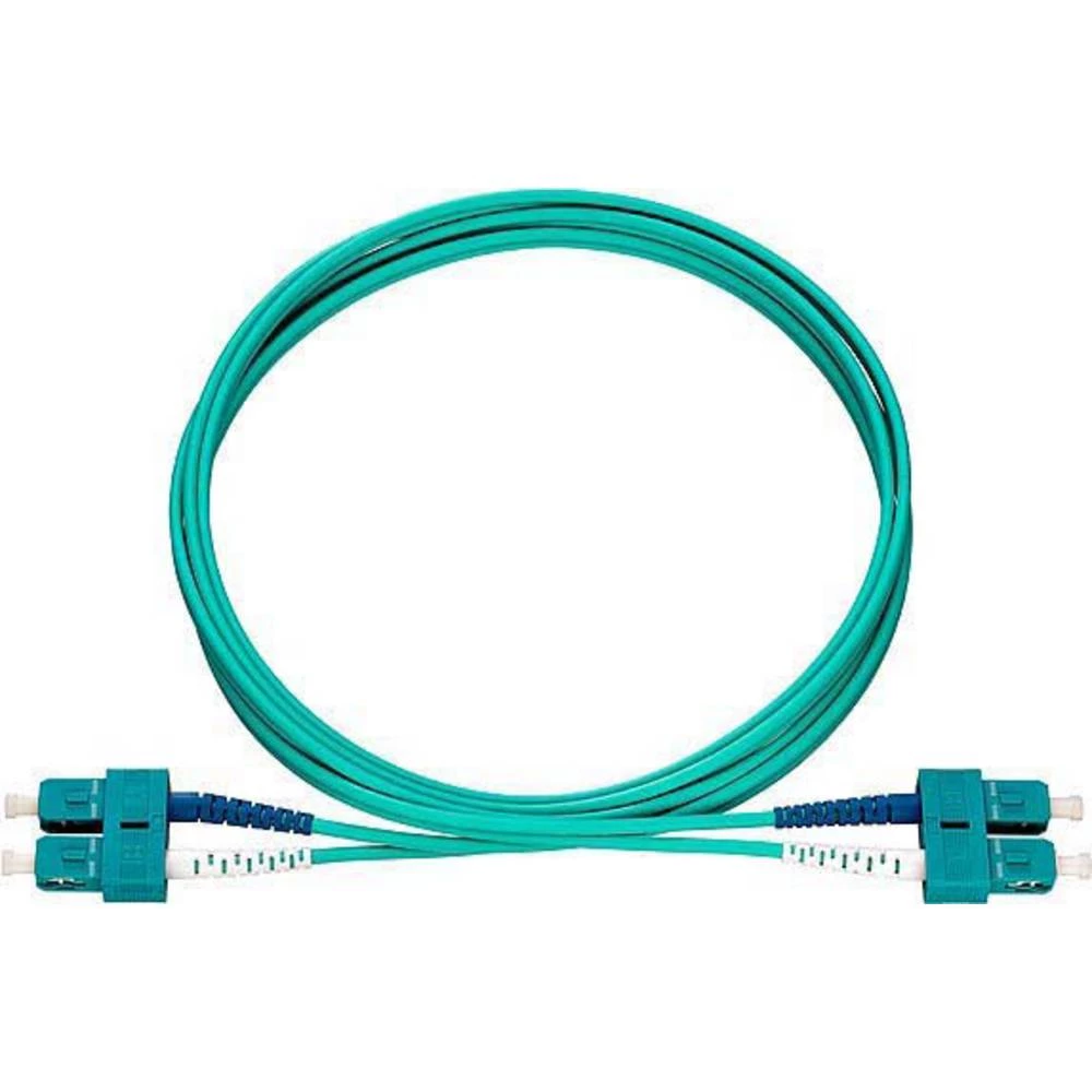 Rutenbeck 228050202 Glasfaser svjetlovodi priključni kabel [1x LC-D priključak - 1x LC-D priključak] Multimode OM5 2.00 slika