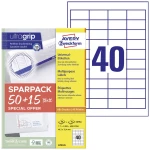 Avery-Zweckform 4780-65 univerzalne naljepnice 48.5 x 25.4 mm papir bijela 65 list trajno prianjanje  tintni pisač, lase
