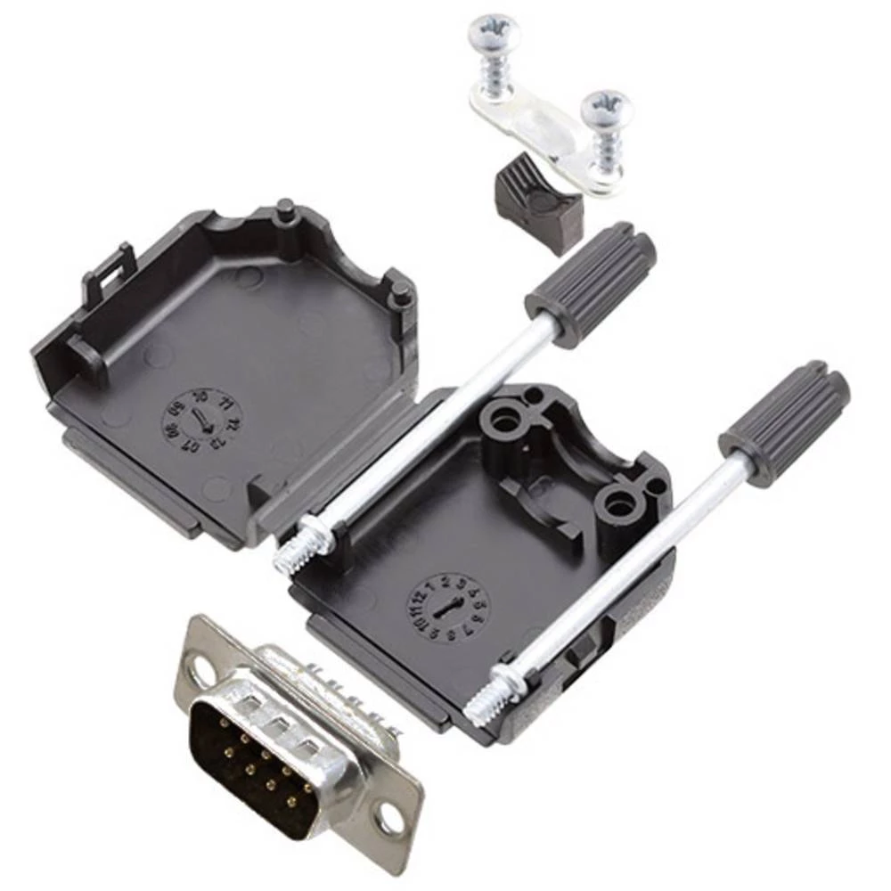 Komplet D-SUB pinskih konektora 180 ° Broj polova: 37 Lemni kup Amphenol 1 ST slika