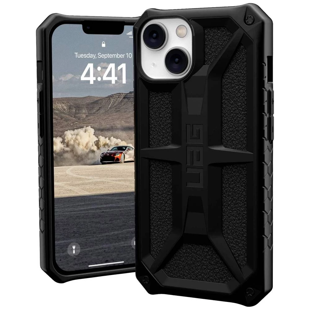 Urban Armor Gear Monarch Pogodno za model mobilnog telefona: iPhone 14, iPhone 13, crna Urban Armor Gear Monarch case Apple iPhone 14, iPhone 13 crna slika