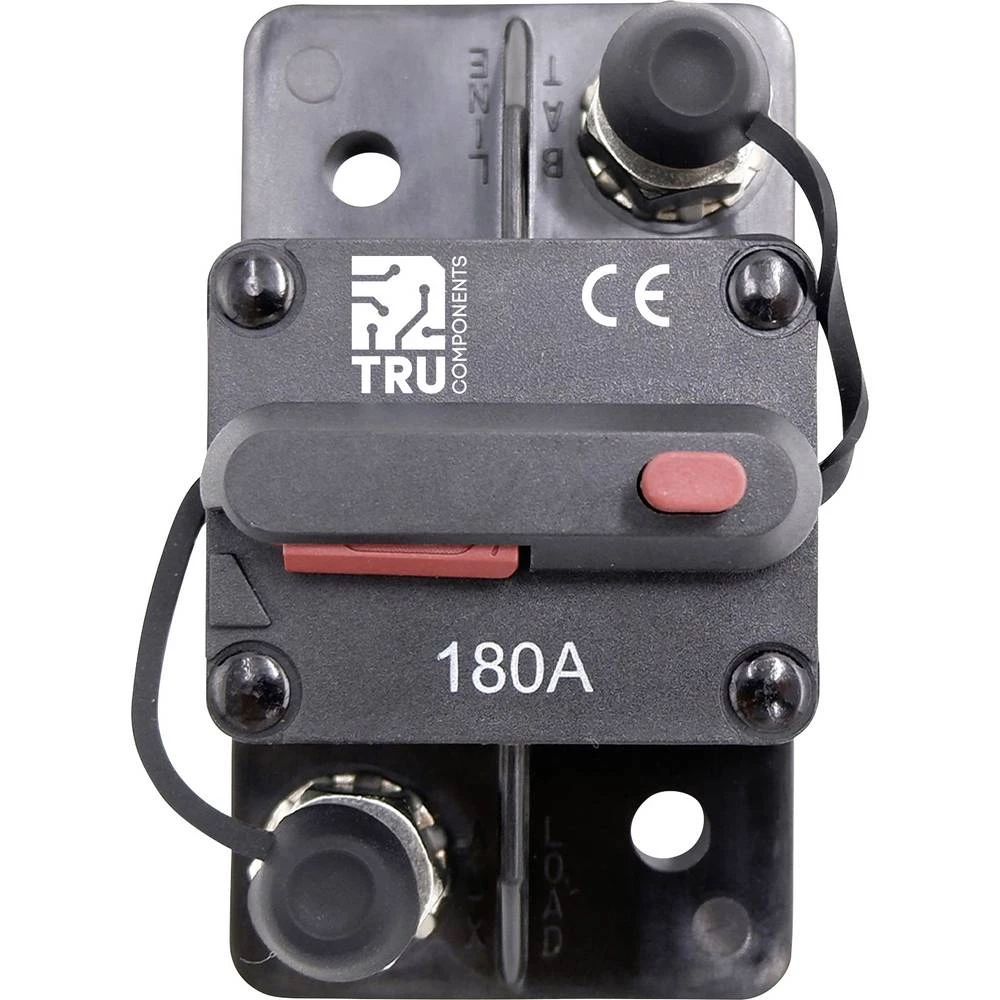 TRU COMPONENTS TC-13596608 automatski osigurač 180 A crna 1 kom. slika