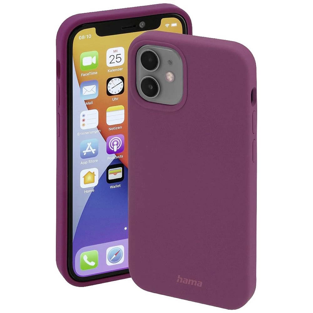 Hama  MagCase Finest Feel PRO  etui  Apple  iPhone 12 mini  bordo boja slika