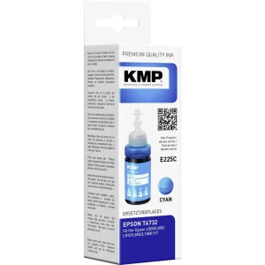 KMP tinta za punjenje zamijena Epson 673, T6732, C13T67324A kompatibilan cijan 1639,0003 slika