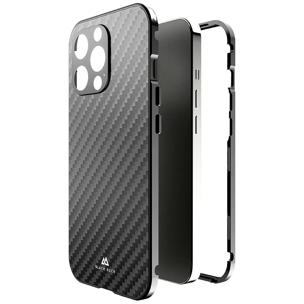 Black Rock 360° Glass Pogodno za model mobilnog telefona: iPhone 14 Pro Max, karbon crna boja Black Rock 360° Glass etui Apple iPhone 14 Pro Max karbon crna boja slika