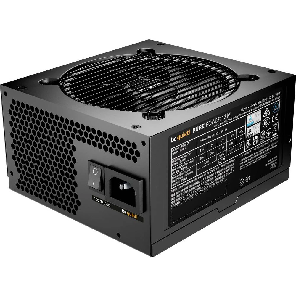 BeQuiet PURE POWER 13 M 650W PC napajanje 650 W ATX slika