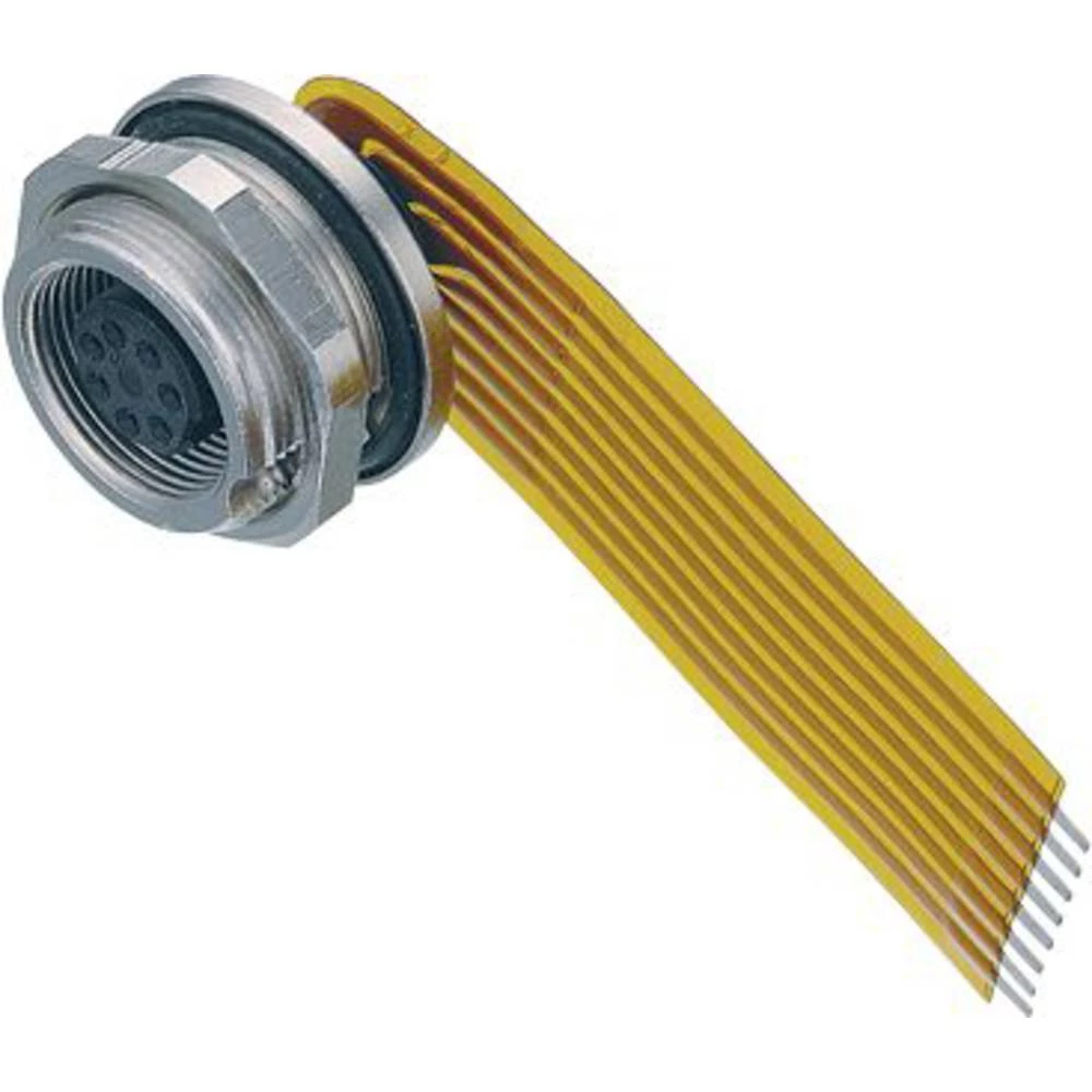 binder 09 0424 65 07-20 utičnica s prirubnicom žženski konektor, ravni Ukupan broj polova: 7 Serija (Okrugli utični kone slika